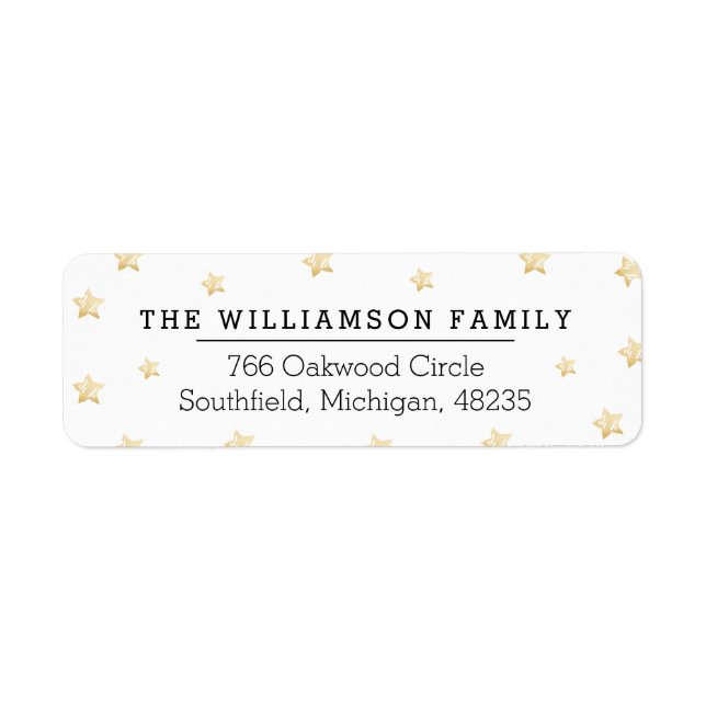 Chic Magical Gold & Black Staright Pattern (Vorne)