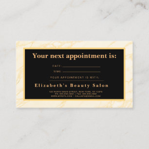Chic-Makeup-Artist-Friseursalon-Termin-Karte Visitenkarte