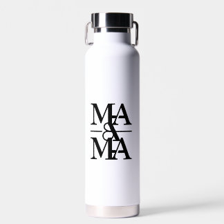 Chic Mama Monochrome Wasserflasche | Stilvolles Ge Trinkflasche