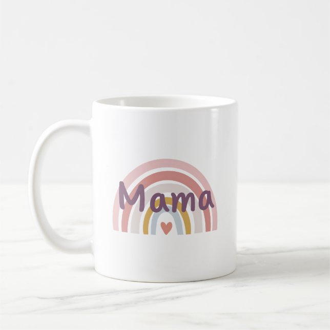 Chic "Mama" Rainbow Kaffeetasse (Links)