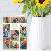 Chic Mama Tochter Foto Collage Custom Geburtstag