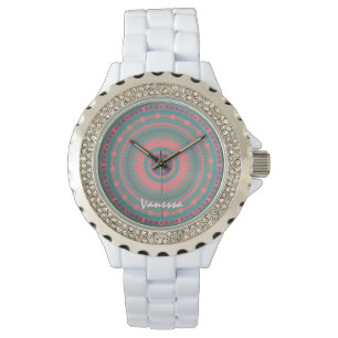 Chic Mandala Mit Monogramm Watch Armbanduhr
