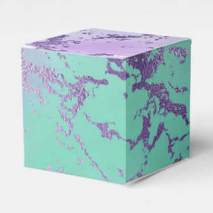 Chic Marble   Lavender Lila und Minze Green Geschenkschachtel