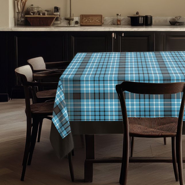 Chic Masculine Kariert Tablecloth Geschenk für sei Tischdecke (Chic Masculine Plaid Tablecloth Gift for His Home)