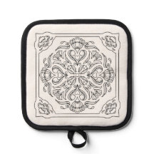 Chic Medallion Pot Holder