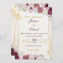 Chic Minimal Wedding Invitation Einladung