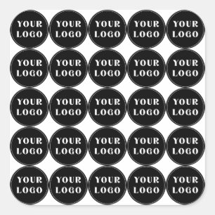 Chic, Minimalistisch, Stylisch & Anpassbar Quadratischer Aufkleber