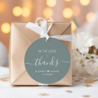 Chic mit Liebe Sage Green Wedding Danke