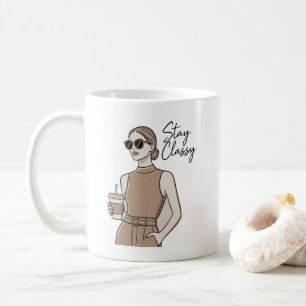 Chic Mode Mädchen Bleiben Sie Klassisch Ästhetisc Kaffeetasse
