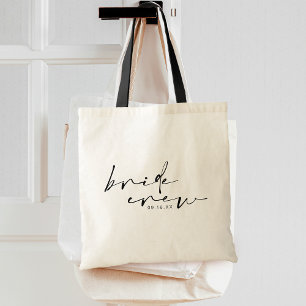 Chic Modern Braut Crew Tragetasche