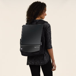 Chic Modern Business Black Rucksack