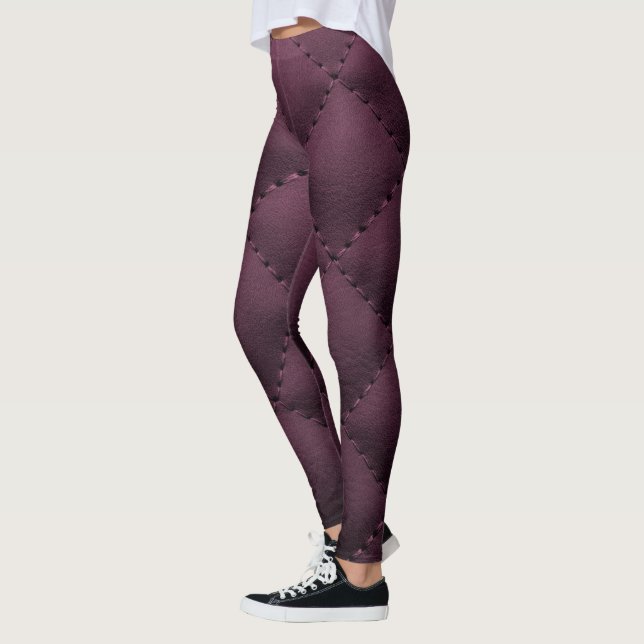 Chic Modern Cool Leather Elegant Leggings (Links)