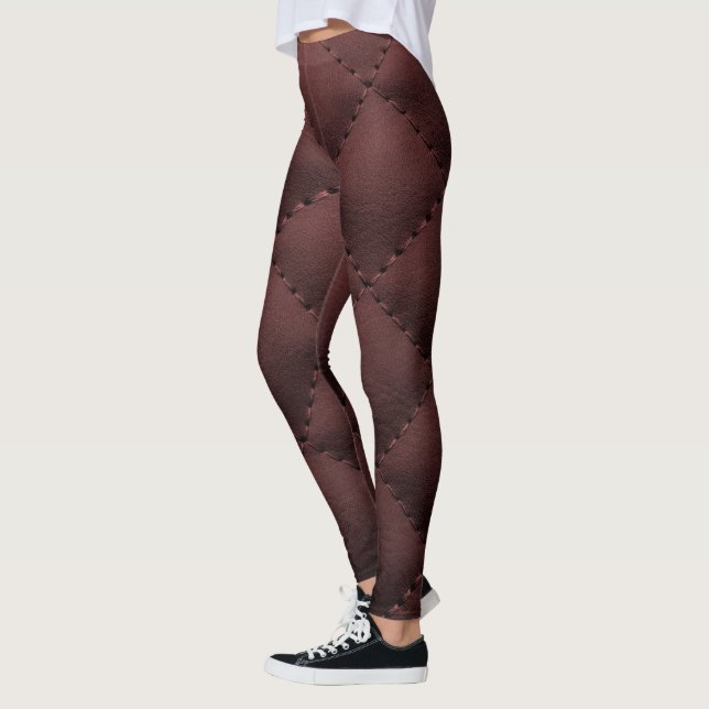 Chic Modern Cool Leather Elegant Leggings (Links)