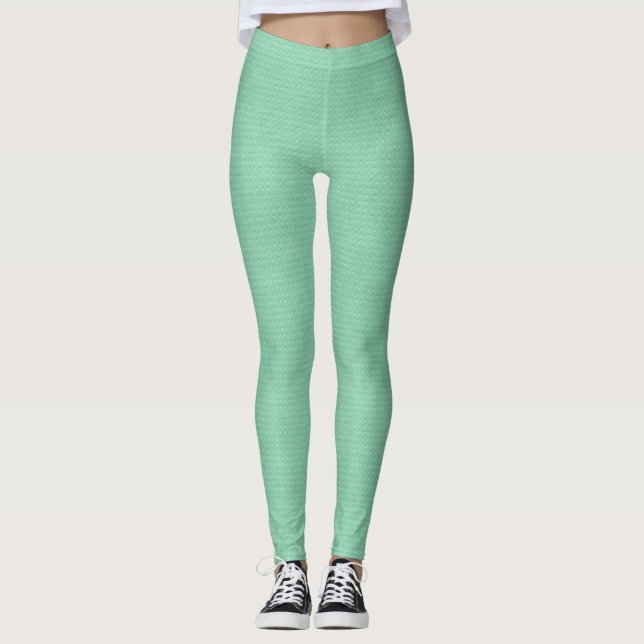 Chic Modern Cool Leather Elegant Leggings (Vorderseite)