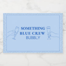 Chic Modern etwas Blue Crew Bubbly Mini