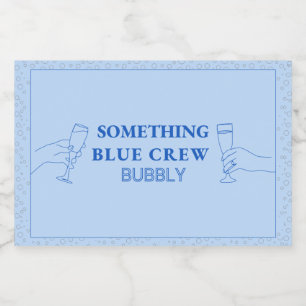 Chic Modern etwas Blue Crew Bubbly Mini