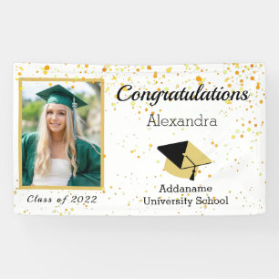 Chic Modern Foto Abschluss Class 2022 Banner