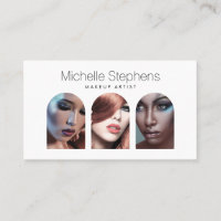 Chic Modern Foto Trio for Makeup Artists White