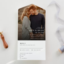 Chic Modern Foto Wedding