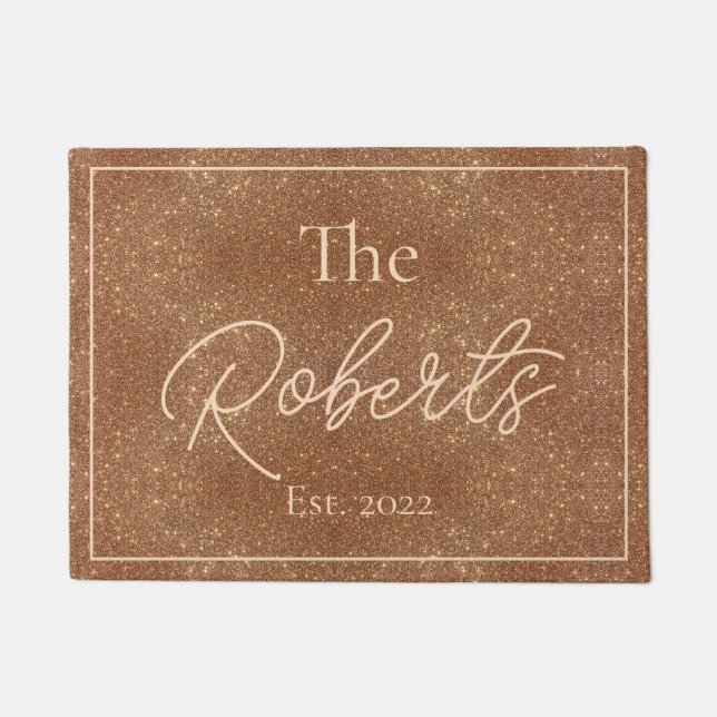 Chic Modern Housewarming | Neue Zuhause | Begrüßun Fußmatte (Vorderseite)