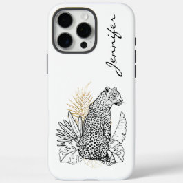 Chic Modern Leopard iPhone iPhone 16 Pro Max Hülle