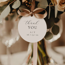 Chic Modern Monogram Script Wedding