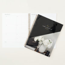 Chic Modern Realtor Spiral Agenda Planer