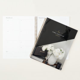 Chic Modern Realtor Spiral Agenda Planer