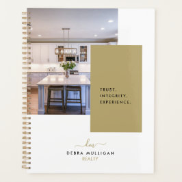 Chic Modern Realtor Spiral Agenda Planer