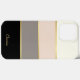 Chic Modern Stripes Muster mit Namen Case-Mate iPhone Hülle (Back (Horizontal))