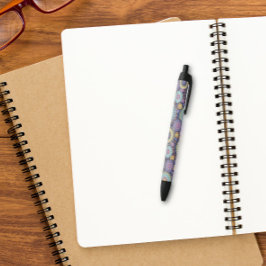 Chic Modern Stylish Navy Blue Geometric Pattern Kugelschreiber