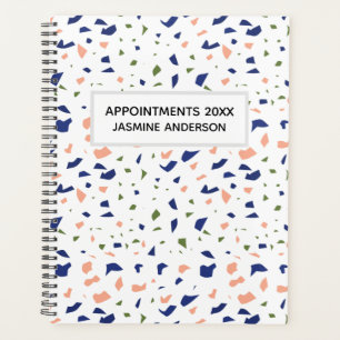 Chic Modern Terrazzo 2024 Wochentags Planer