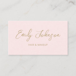 Chic Modern Trendy Hand Letted Business Card Visitenkarte
