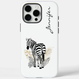 Chic Modern Zebra iPhone iPhone 16 Pro Max Hülle