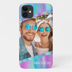 Chic modernes irideszierendes Mädchen-Foto persona Case-Mate iPhone Hülle
