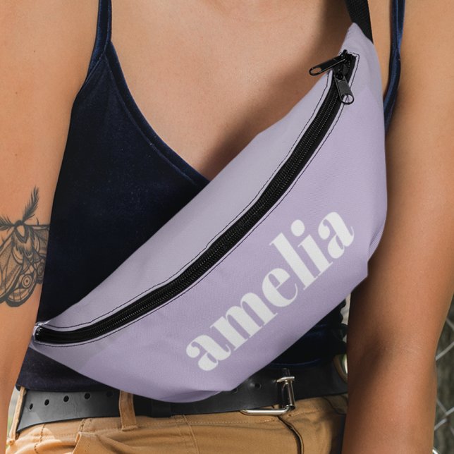 Chic Monogram Lavender Lila Bauchtasche (Von Creator hochgeladen)