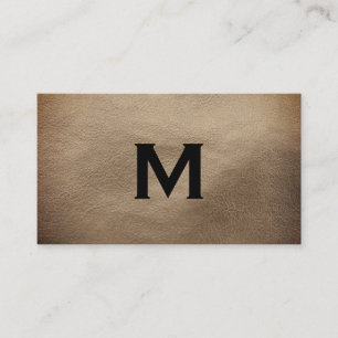 Chic Monogram Visitenkarte