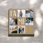 Chic Multi-Foto Beige Foliendrucke<br><div class="desc">Poster bietet moderne Foto-Uni und Mama in Folie.</div>
