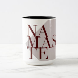Chic Namaste Yoga Inspiriert | Große Tasse