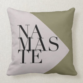 Chic Namaste Yoga Inspiriertes Square Pillow Kissen