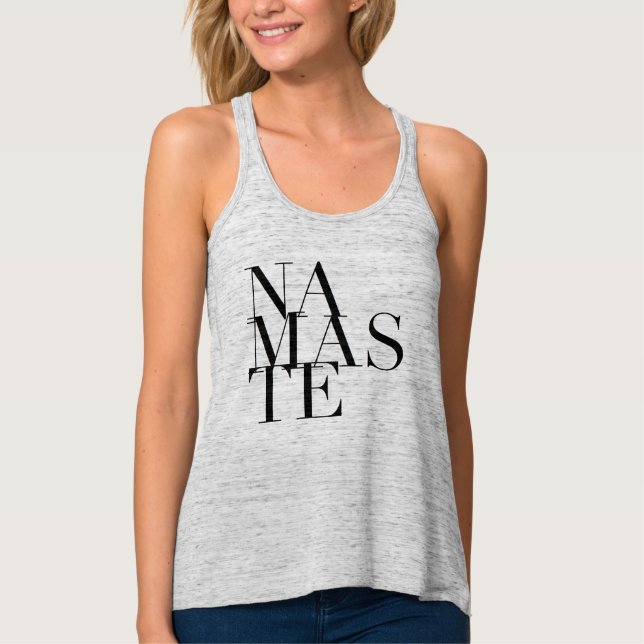 Chic Namaste Yoga Muscle Tank (Vorderseite)