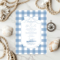 Chic Nautical Coquette Bow Wedding