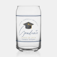 Chic Navy Blue Abschluss Keepake Geschenk