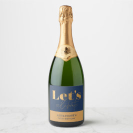 Chic Navy und Gold Feiern