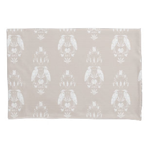 Chic neutrales beige Heron Heritage Revival Kissenbezug