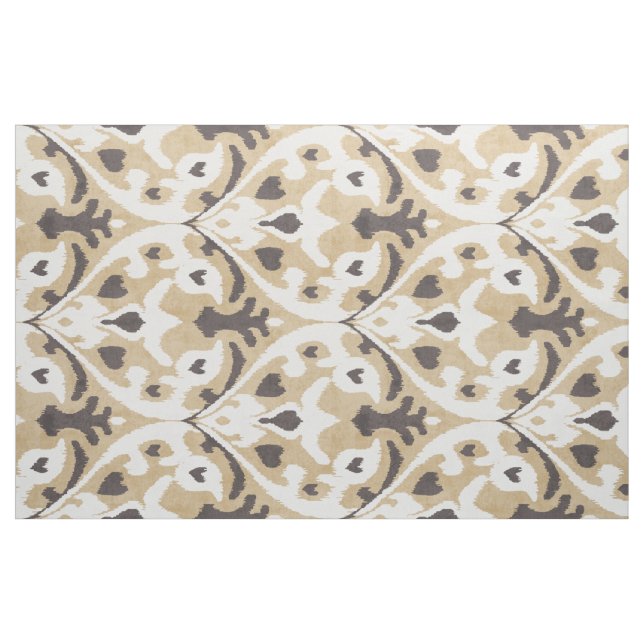Chic neutrales Beige- und Braun-Kat-Stammmuster Stoff (Fat Quarter (45,7 x 55,9 cm))