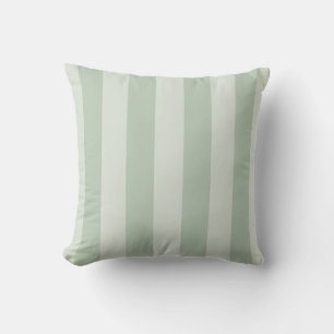 Chic neutrales Green Striping Muster Kissen