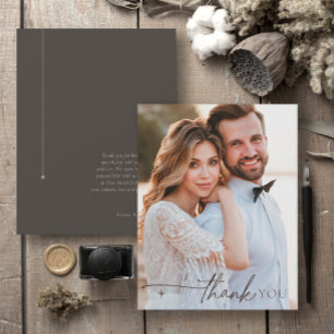 Chic Neutrals Wedding Danke Charcoal ID1020