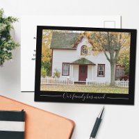 Chic New Zuhause Address Custom House Foto Black