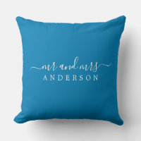 Chic Newlywed Mr. Ibiza Blue Monogram